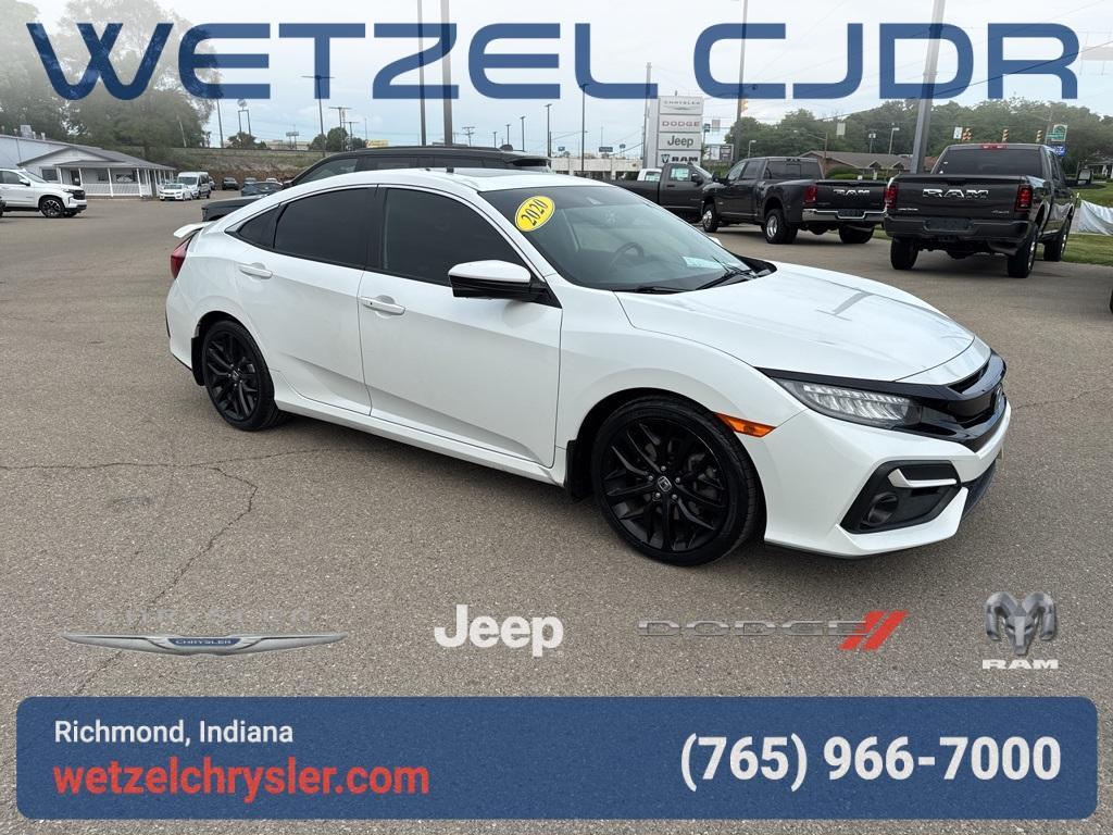 used 2020 Honda Civic Si car, priced at $19,800