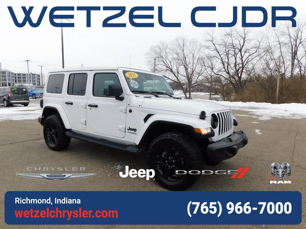 used 2021 Jeep Wrangler Unlimited car, priced at $31,488