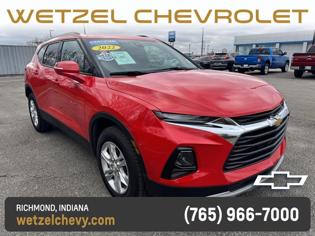 used 2022 Chevrolet Blazer car, priced at $25,941