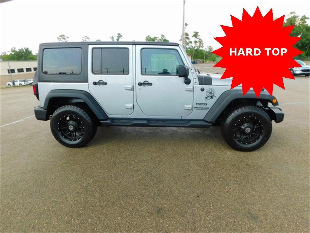 used 2015 Jeep Wrangler Unlimited car, priced at $14,590