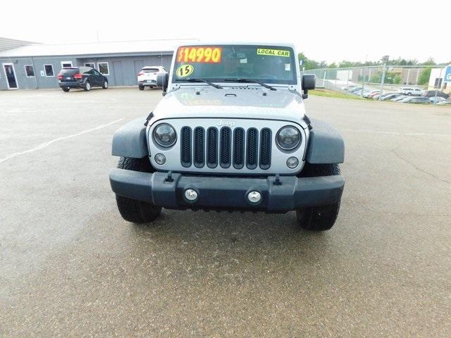used 2015 Jeep Wrangler Unlimited car, priced at $14,590