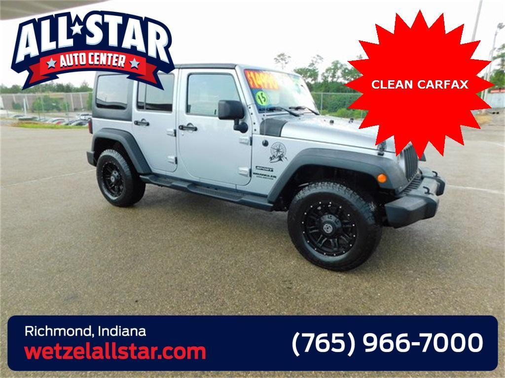 used 2015 Jeep Wrangler Unlimited car, priced at $14,590