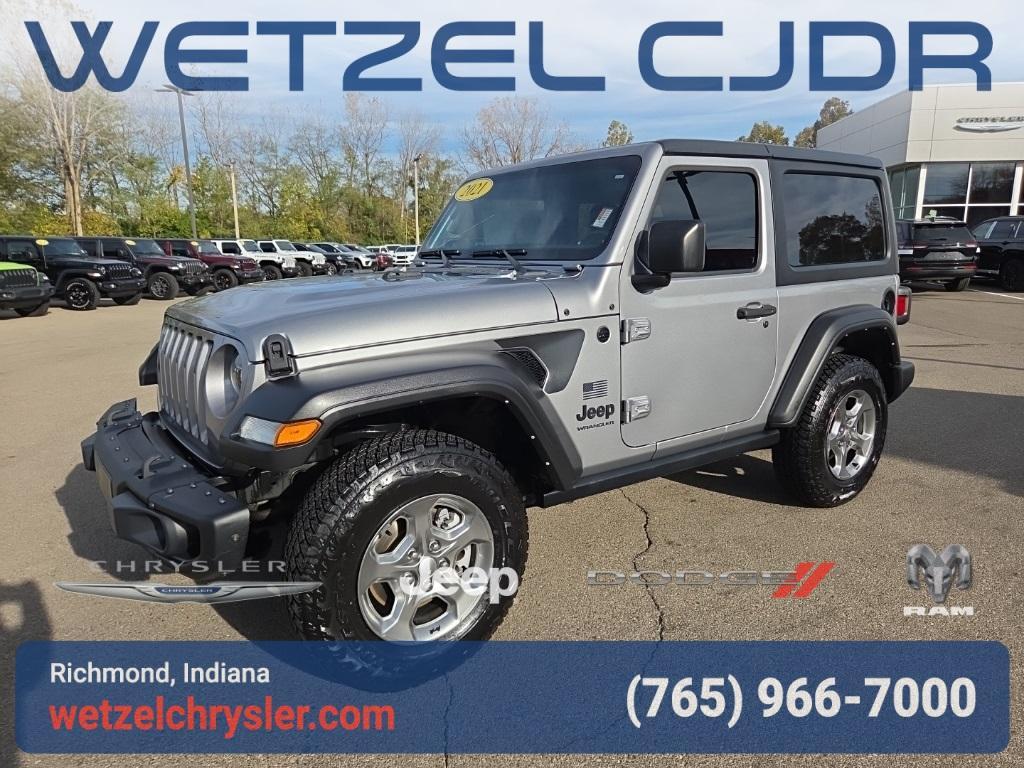 used 2021 Jeep Wrangler car, priced at $29,500