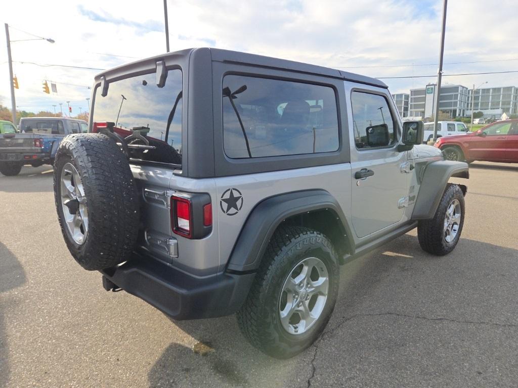 used 2021 Jeep Wrangler car, priced at $29,500