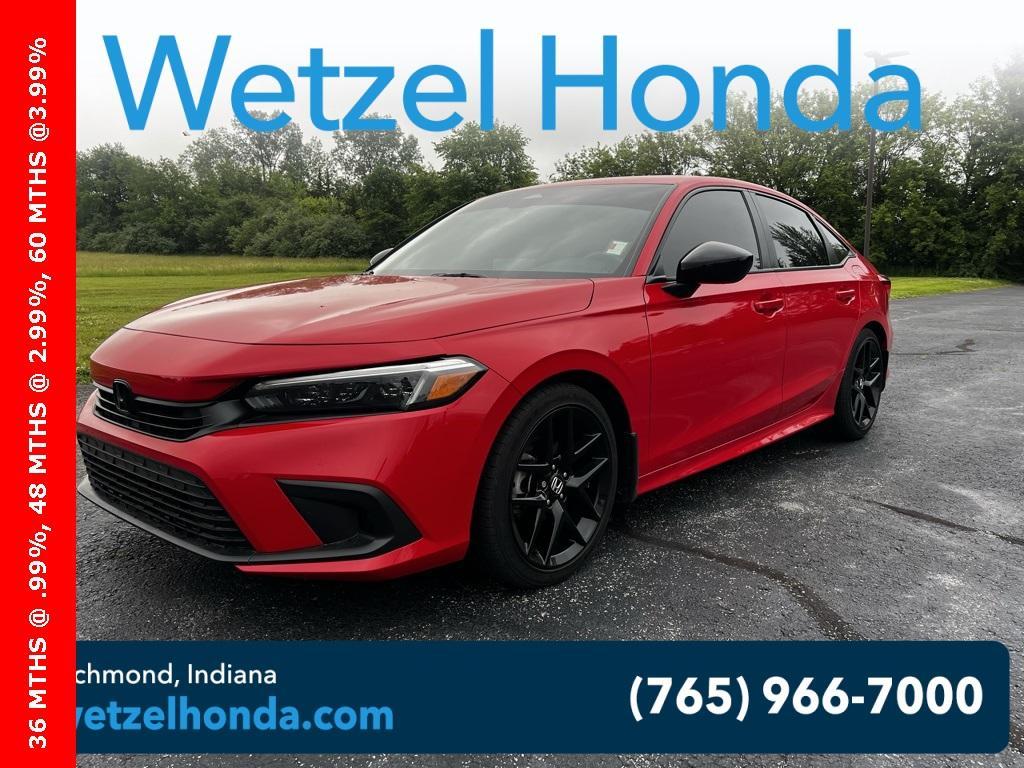 used 2022 Honda Civic car, priced at $25,045