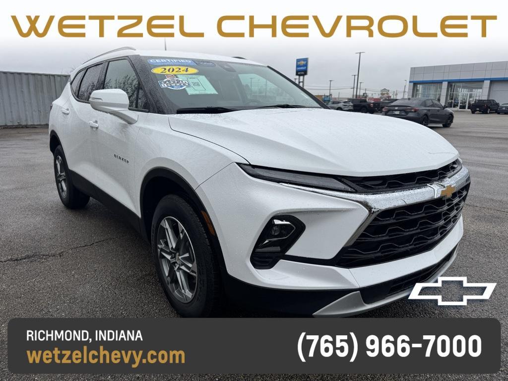 used 2024 Chevrolet Blazer car, priced at $30,575