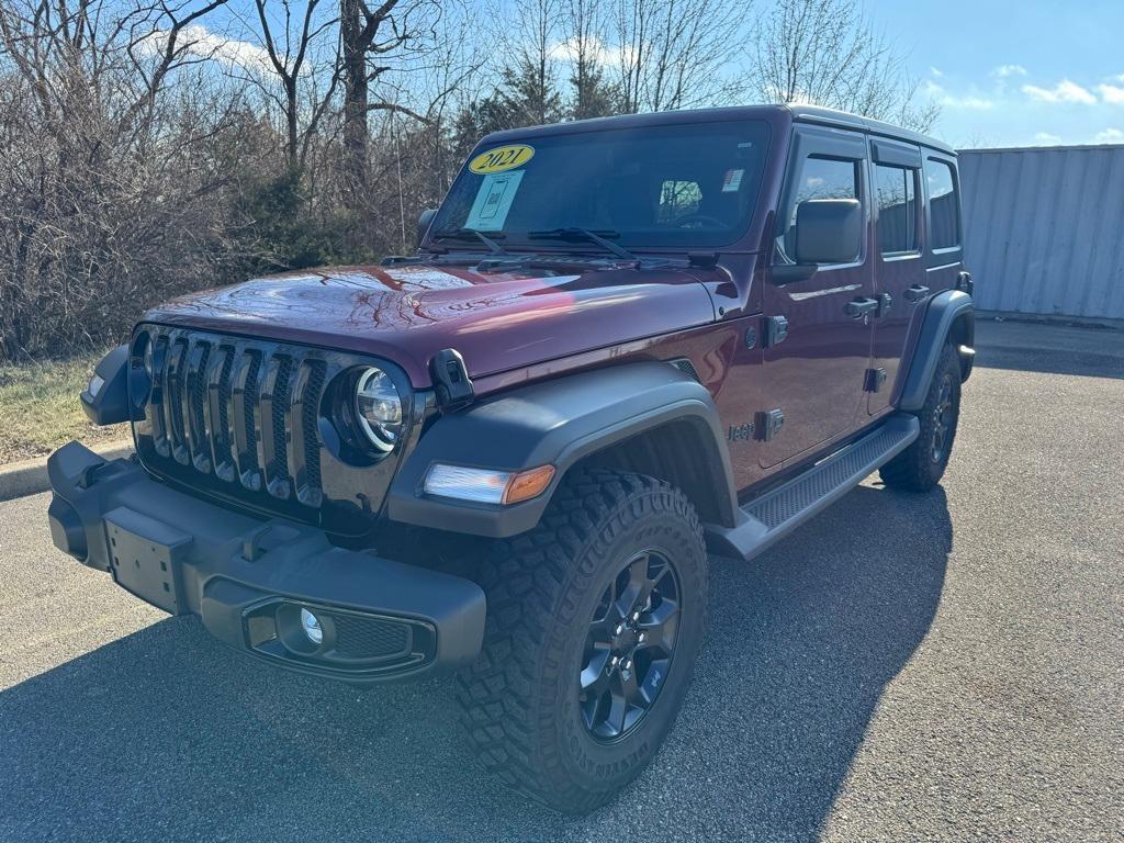 used 2021 Jeep Wrangler Unlimited car, priced at $31,699