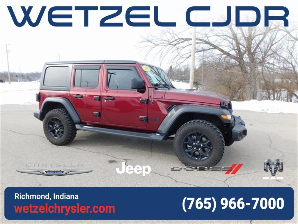 used 2021 Jeep Wrangler Unlimited car, priced at $30,999