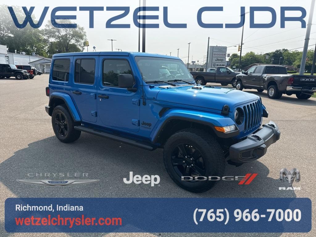 used 2021 Jeep Wrangler Unlimited car, priced at $35,999