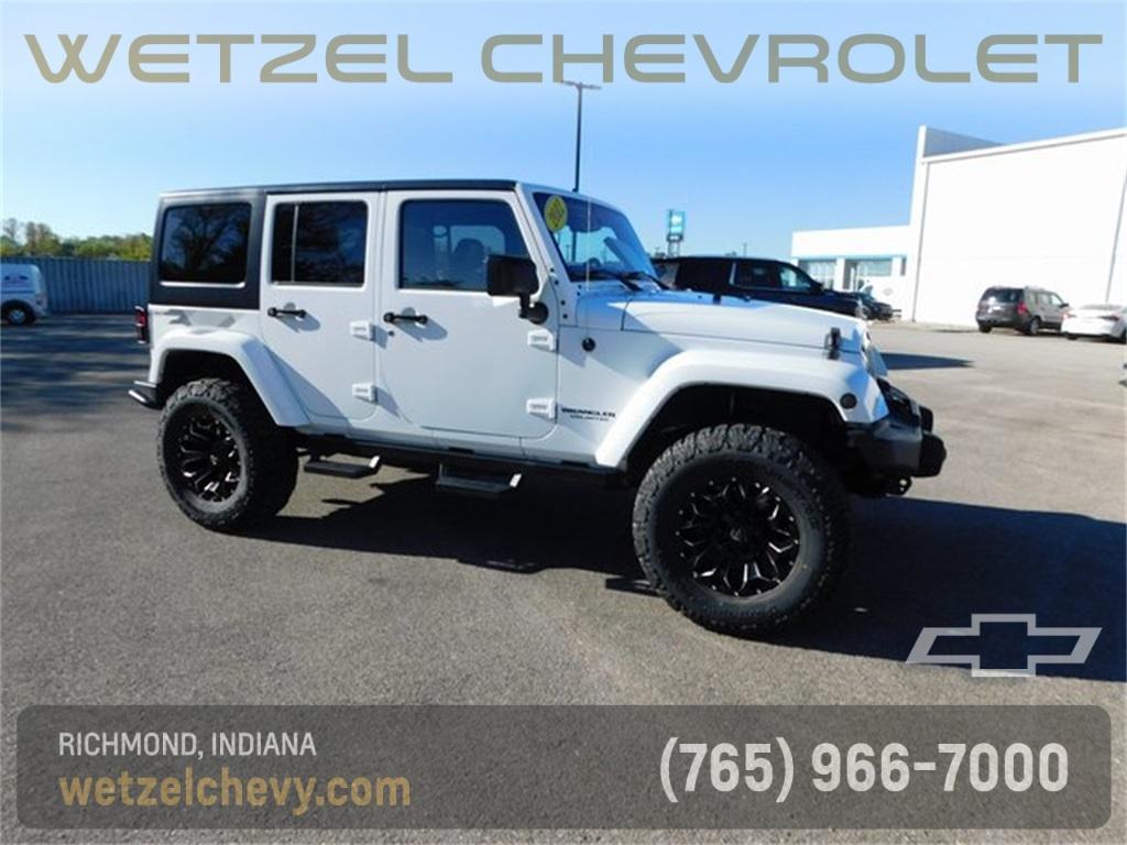 used 2017 Jeep Wrangler Unlimited car, priced at $19,500