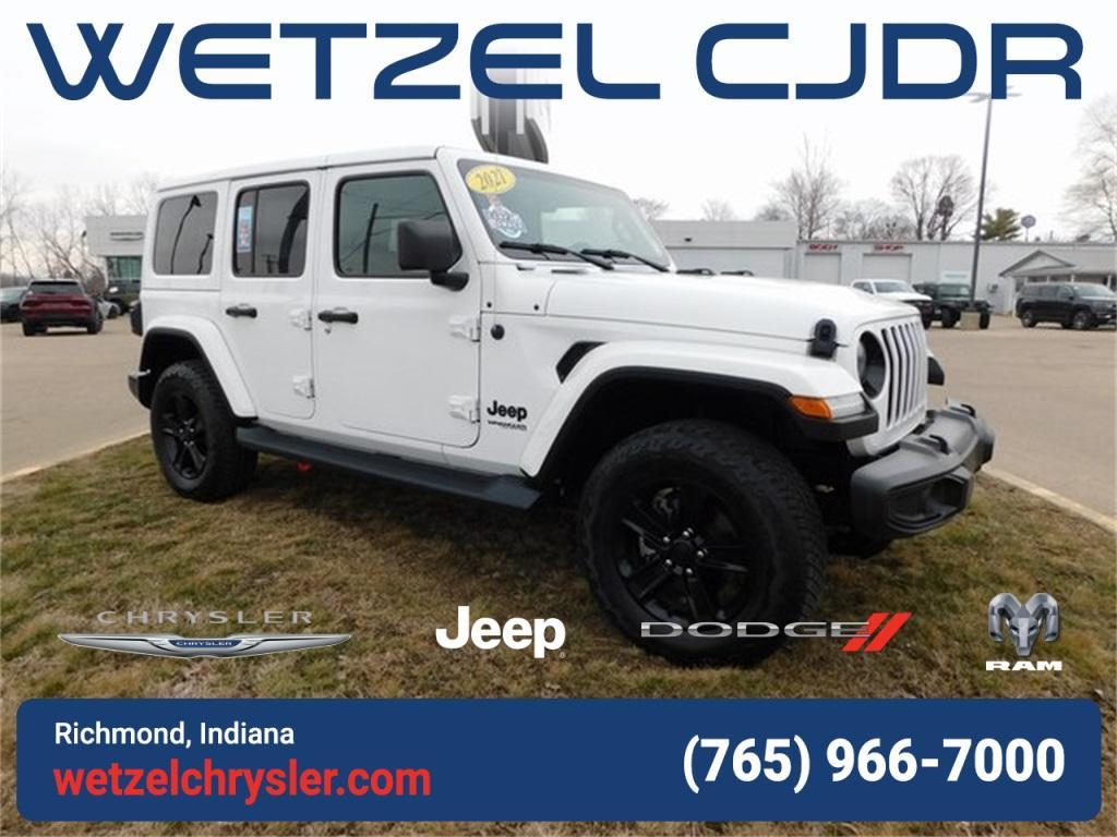 used 2021 Jeep Wrangler Unlimited car, priced at $34,994