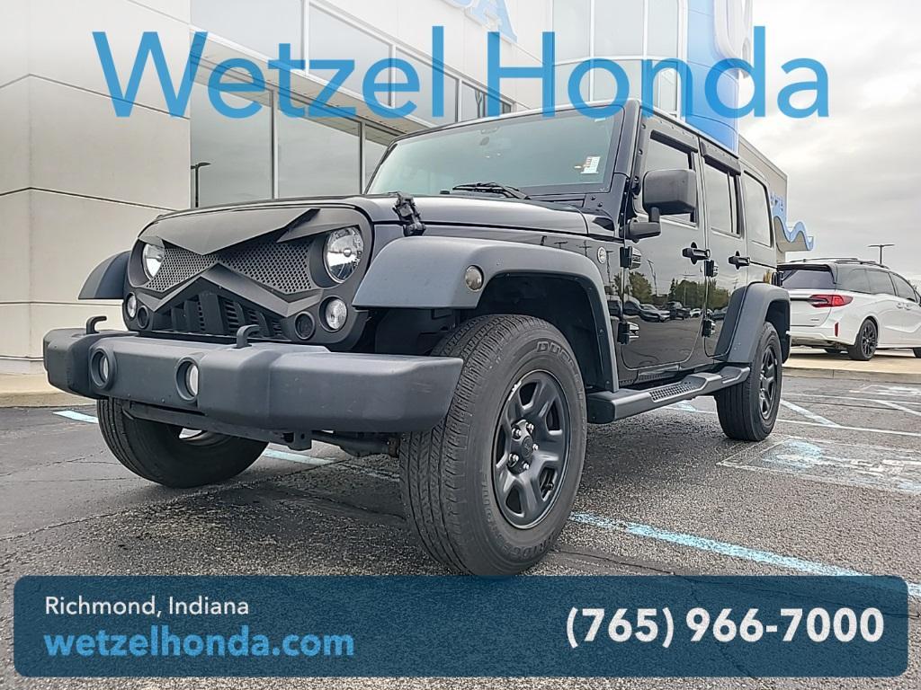 used 2017 Jeep Wrangler Unlimited car, priced at $17,999