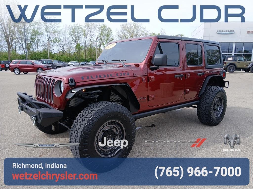 used 2021 Jeep Wrangler Unlimited car, priced at $37,999