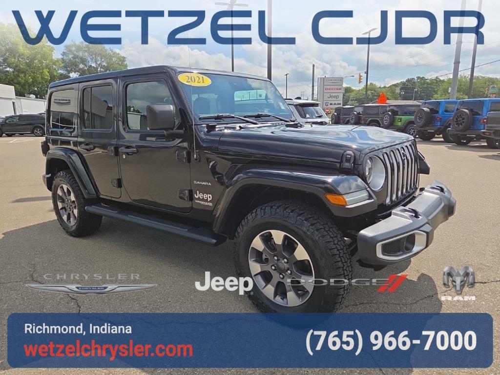 used 2021 Jeep Wrangler Unlimited car, priced at $35,650