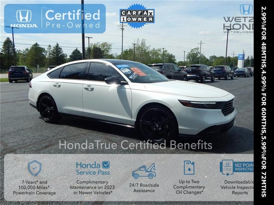 used 2023 Honda Accord Hybrid car, priced at $33,816