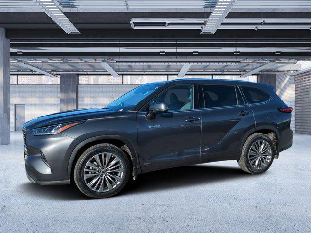 used 2021 Toyota Highlander Hybrid car, priced at $35,695