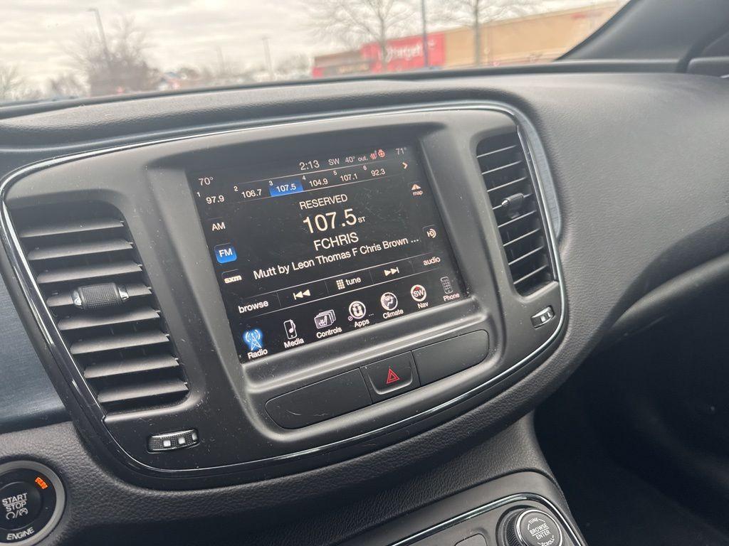 used 2015 Chrysler 200 car, priced at $7,452