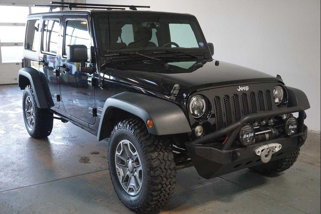 used 2018 Jeep Wrangler JK Unlimited car, priced at $24,888