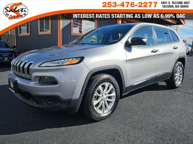 used 2016 Jeep Cherokee car, priced at $11,990