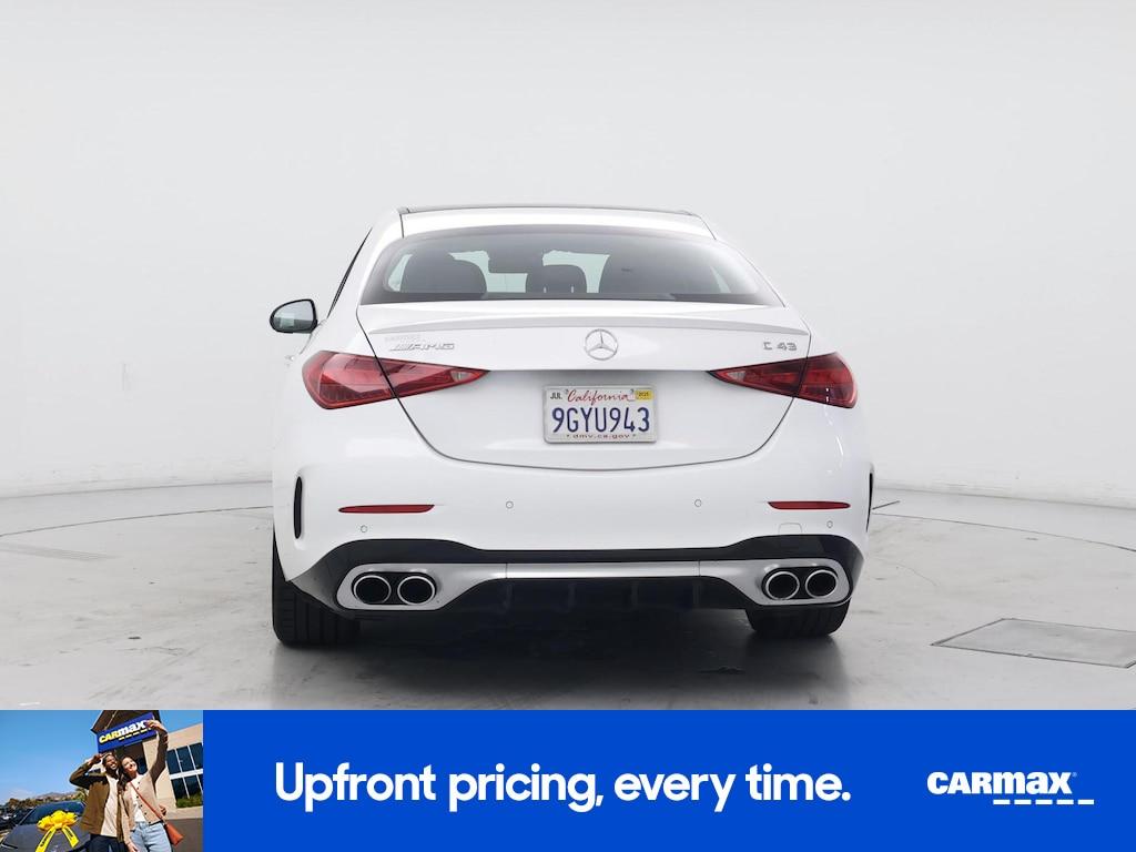 used 2023 Mercedes-Benz AMG C 43 car, priced at $53,998