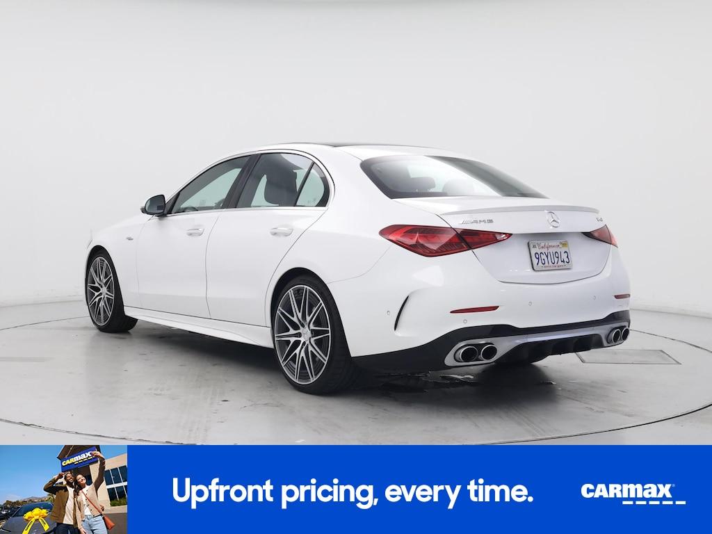 used 2023 Mercedes-Benz AMG C 43 car, priced at $53,998