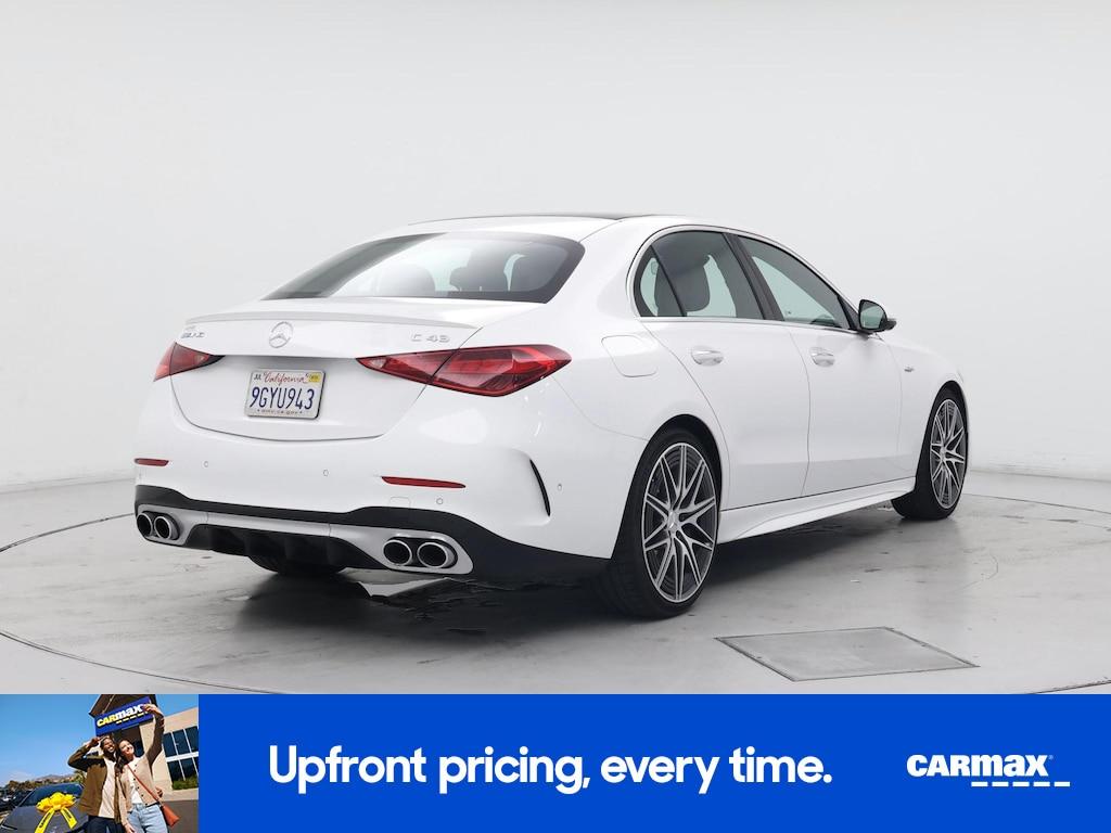 used 2023 Mercedes-Benz AMG C 43 car, priced at $53,998