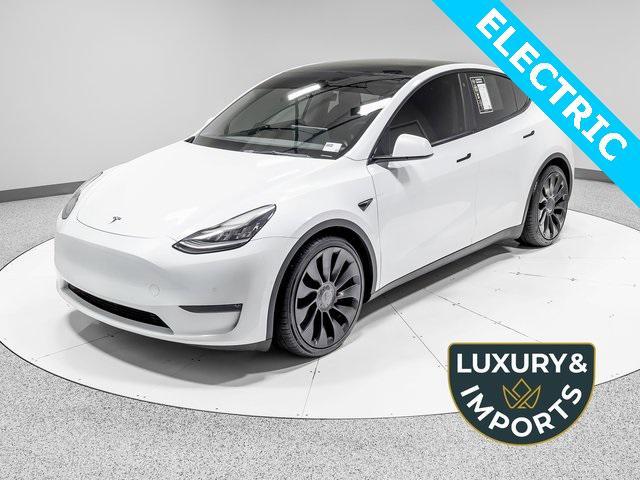 used 2021 Tesla Model Y car, priced at $30,555