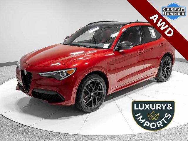 used 2021 Alfa Romeo Stelvio car, priced at $23,500