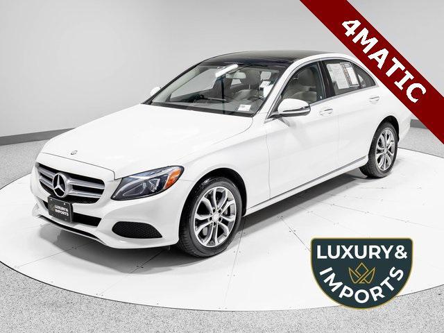 used 2017 Mercedes-Benz C-Class car, priced at $21,600