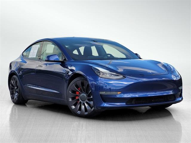 used 2021 Tesla Model 3 car, priced at $31,596