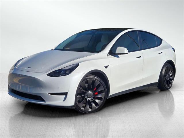 used 2022 Tesla Model Y car, priced at $27,500