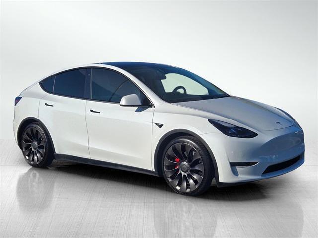 used 2022 Tesla Model Y car, priced at $27,500