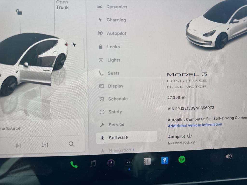 used 2022 Tesla Model 3 car, priced at $27,399