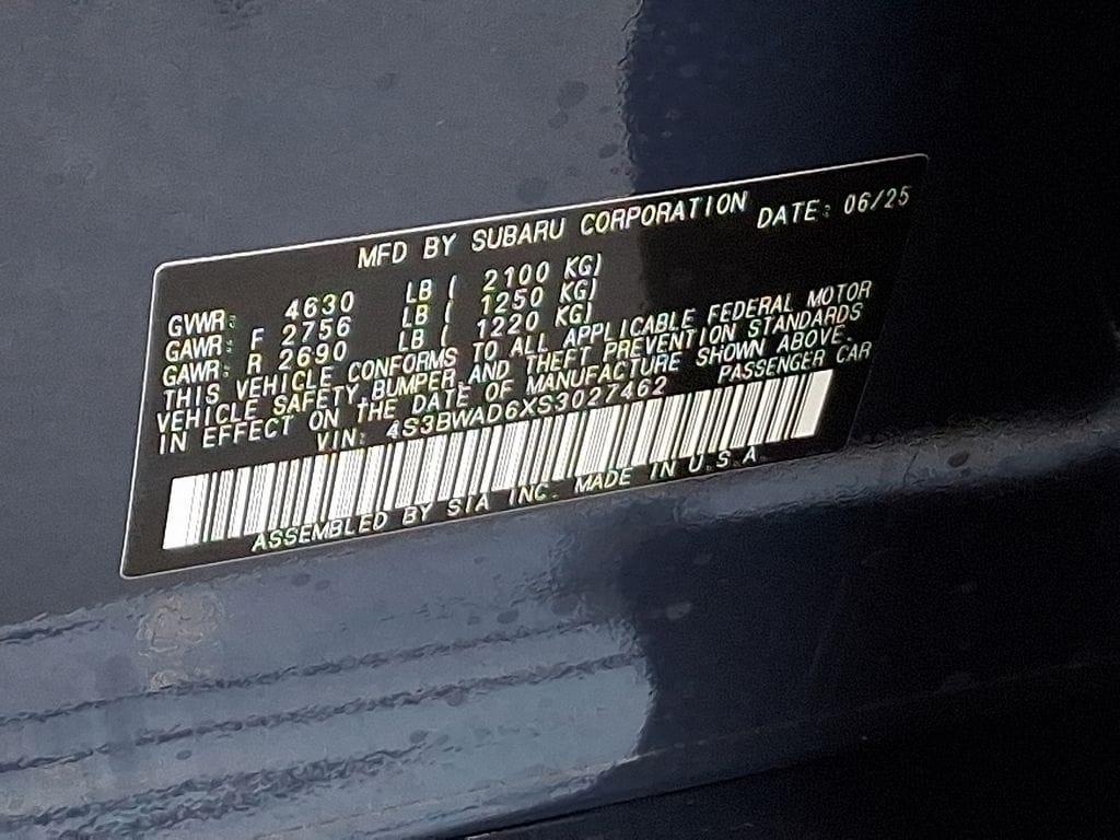 new 2025 Subaru Legacy car, priced at $30,234