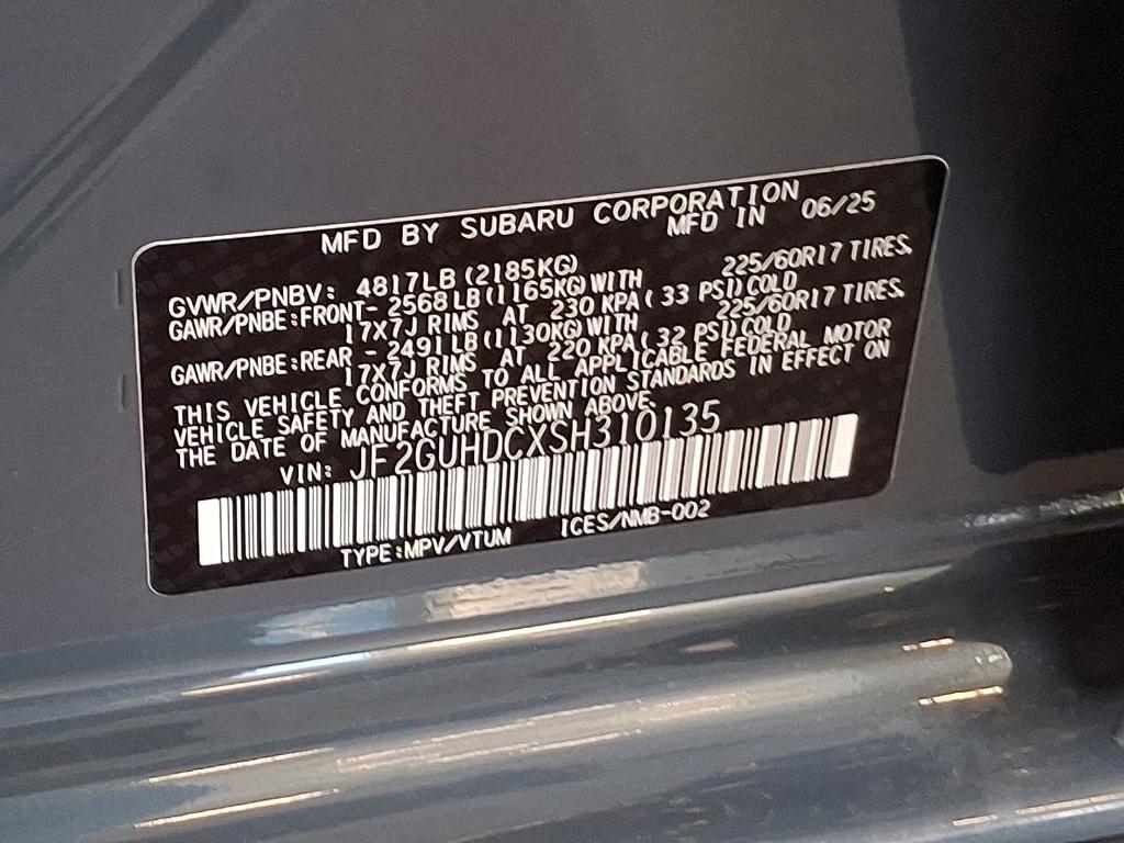 new 2025 Subaru Crosstrek car, priced at $32,379