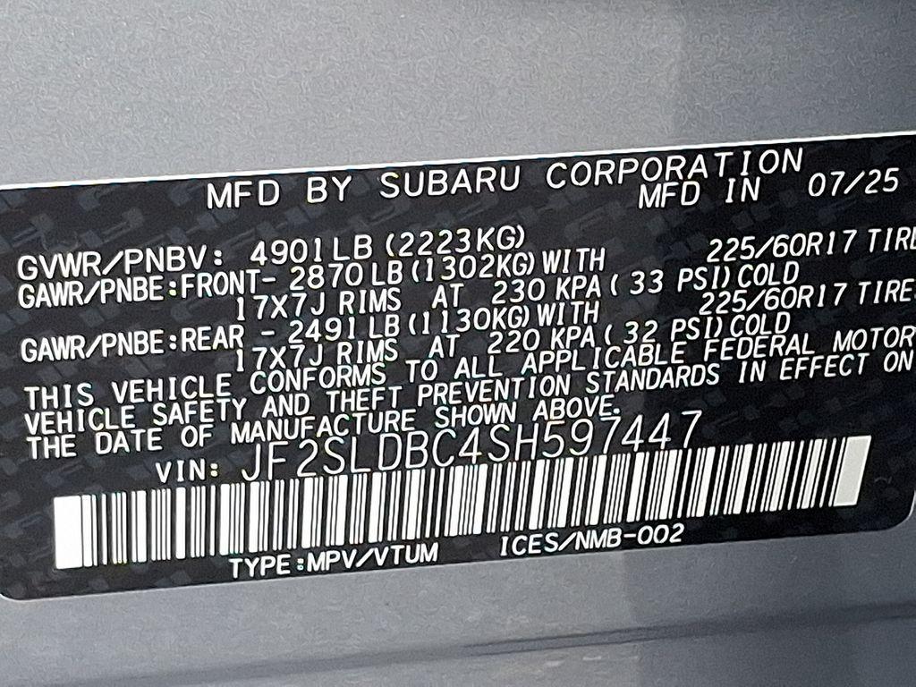 new 2025 Subaru Forester car