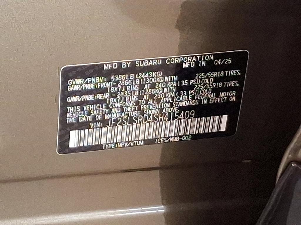 new 2025 Subaru Forester Hybrid car, priced at $43,491