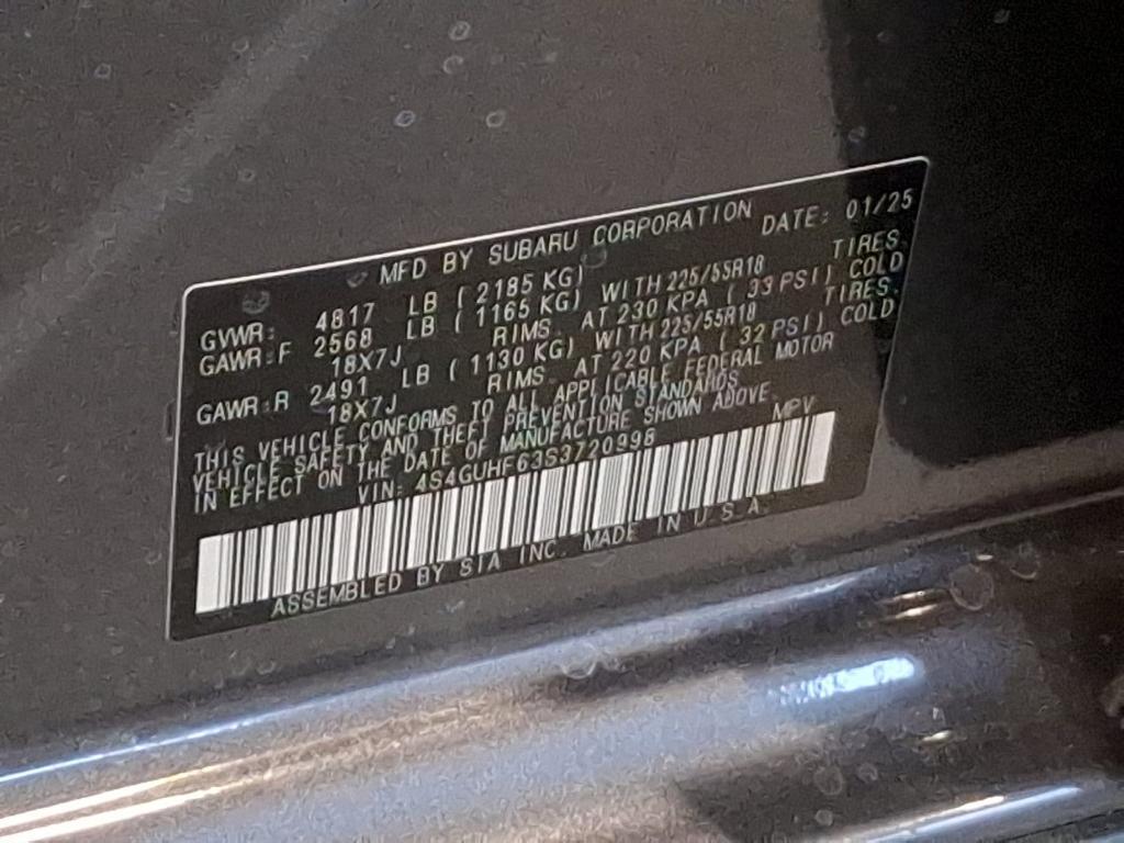 new 2025 Subaru Crosstrek car, priced at $33,476