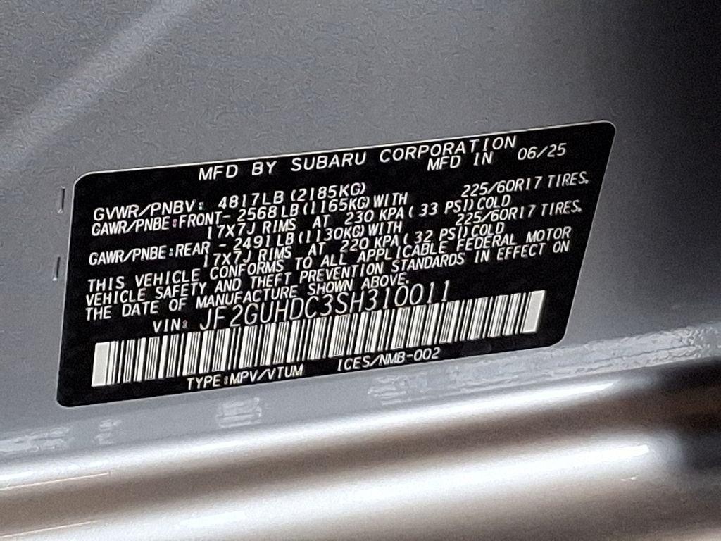 new 2025 Subaru Crosstrek car, priced at $30,639