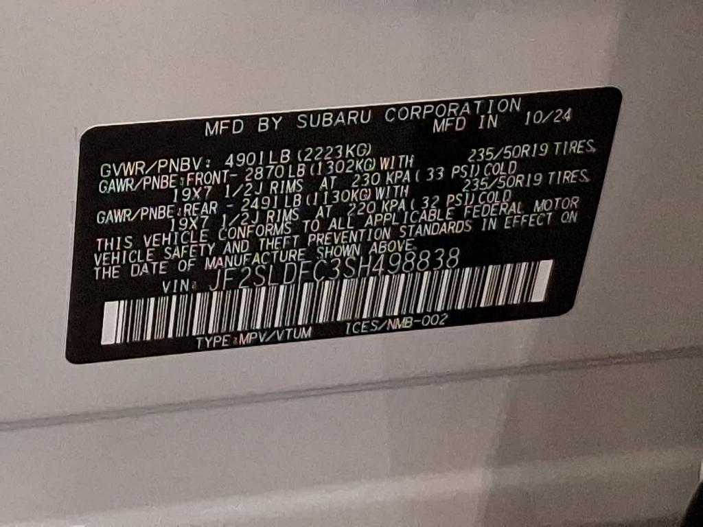 new 2025 Subaru Forester car, priced at $36,429