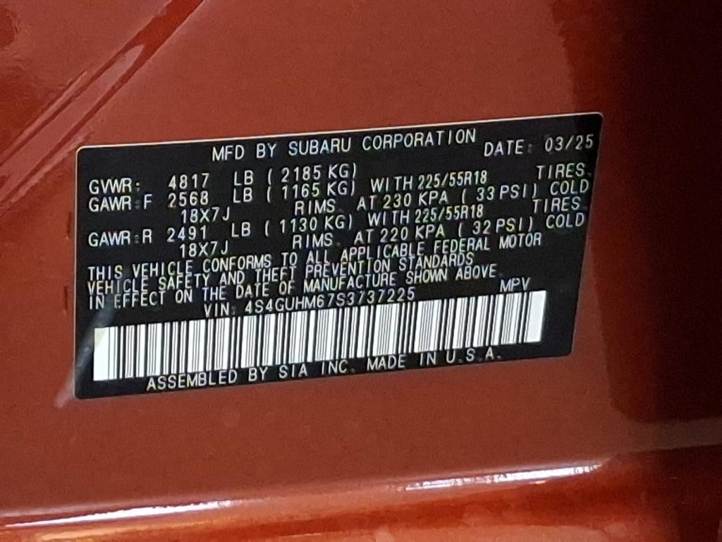 new 2025 Subaru Crosstrek car, priced at $35,216