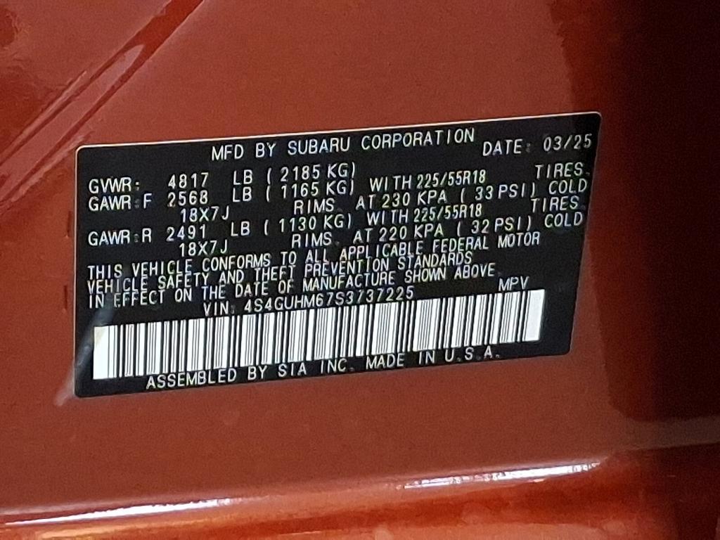 new 2025 Subaru Crosstrek car, priced at $35,216