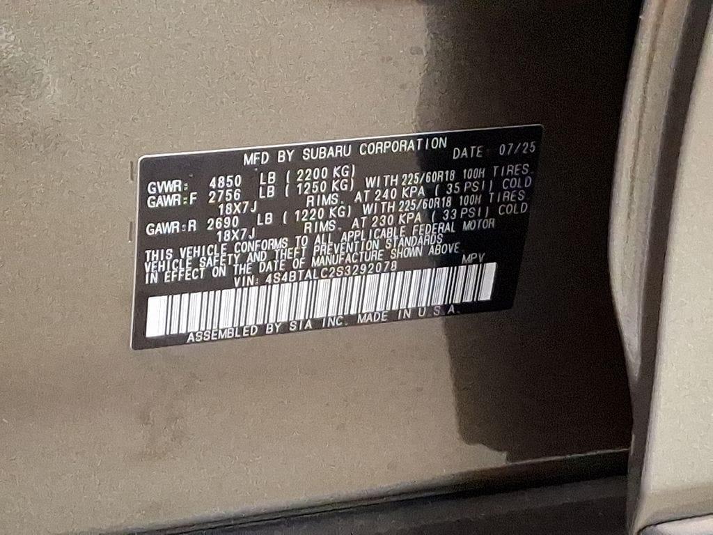 new 2025 Subaru Outback car, priced at $37,668