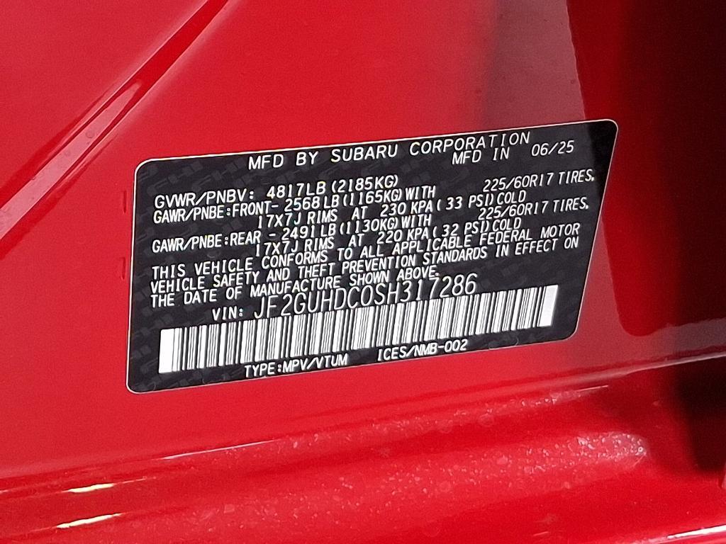 new 2025 Subaru Crosstrek car, priced at $31,991