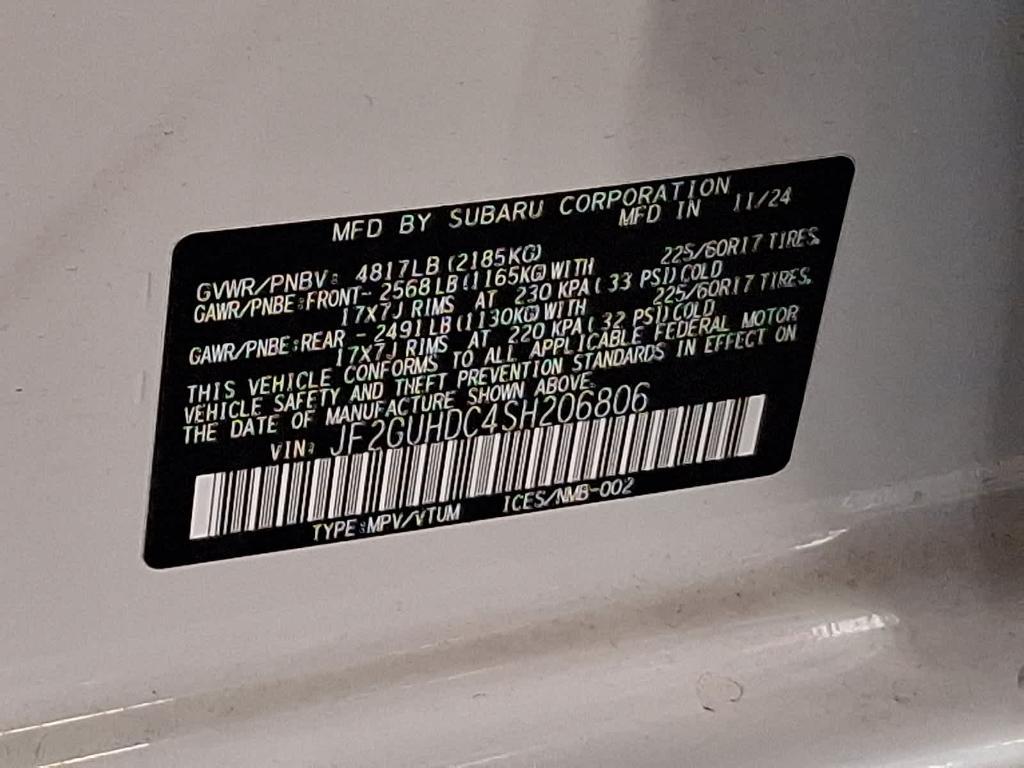 new 2025 Subaru Crosstrek car, priced at $31,428