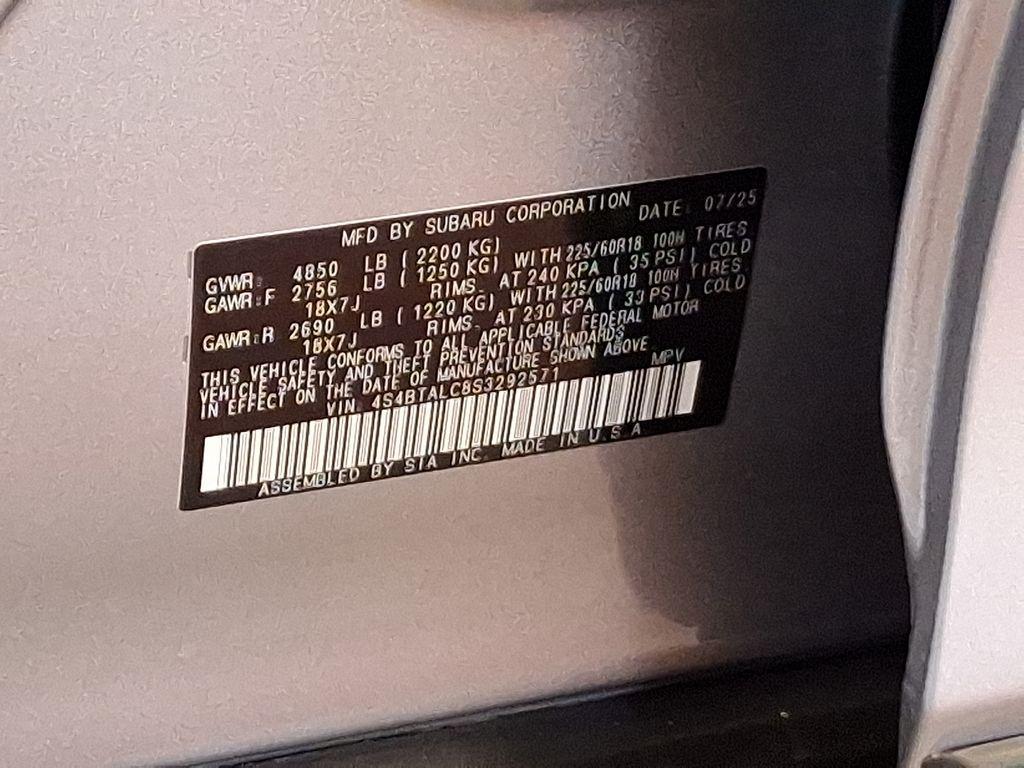new 2025 Subaru Outback car, priced at $38,027