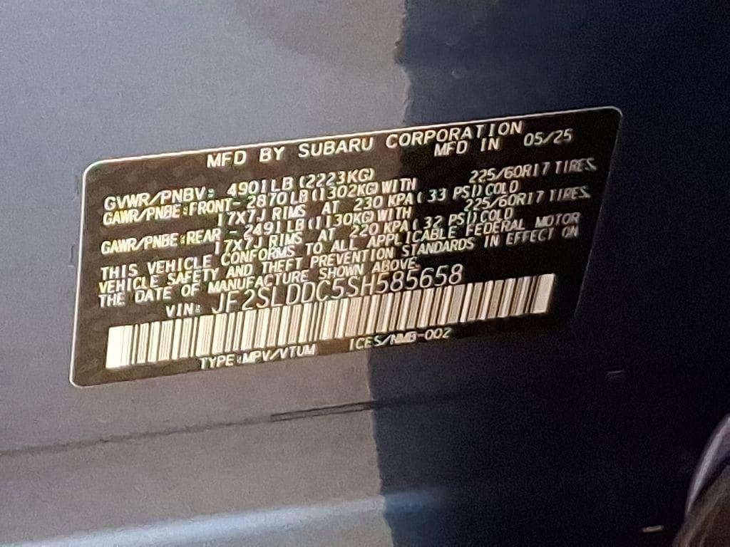 new 2025 Subaru Forester car, priced at $34,463
