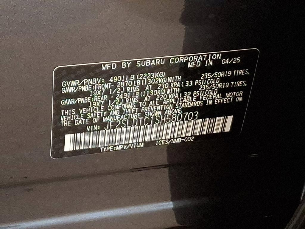 new 2025 Subaru Forester car, priced at $44,409