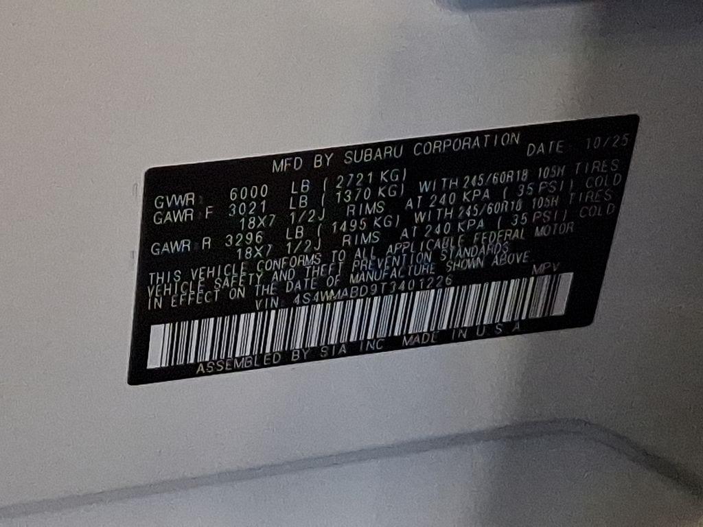 new 2026 Subaru Ascent car, priced at $40,350