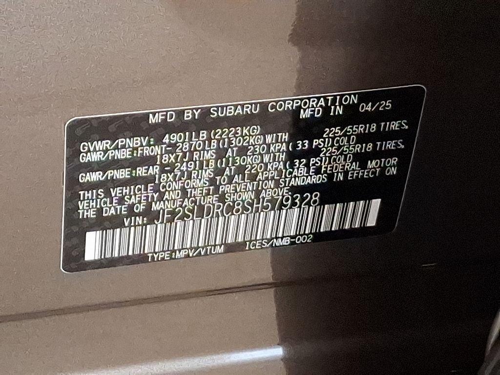 new 2025 Subaru Forester car, priced at $37,239
